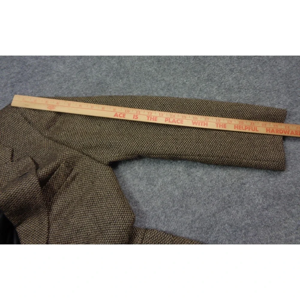 Oxxford Clothes Blazer Mens 40R Brown Wool Alpaca Tweed Sport Coat Jacket